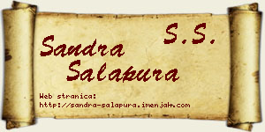 Sandra Salapura vizit kartica